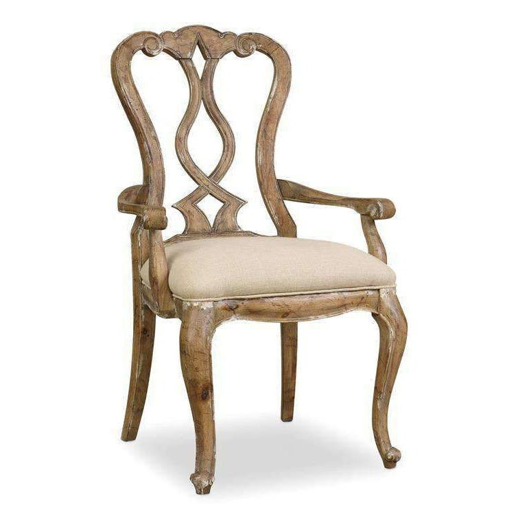 Chatelet Splatback Arm Chair-Hooker-HOOKER-5300-75400-Dining ChairsNatural-2-France and Son