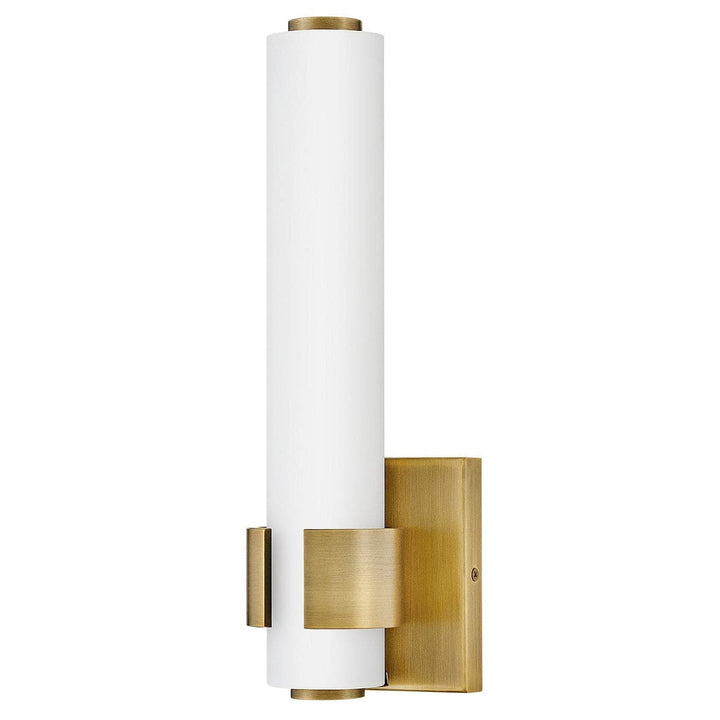 Bath Aiden - Small LED Sconce-Hinkley Lighting-HINKLEY-53060LCB-Bathroom LightingLacquered Brass-1-France and Son