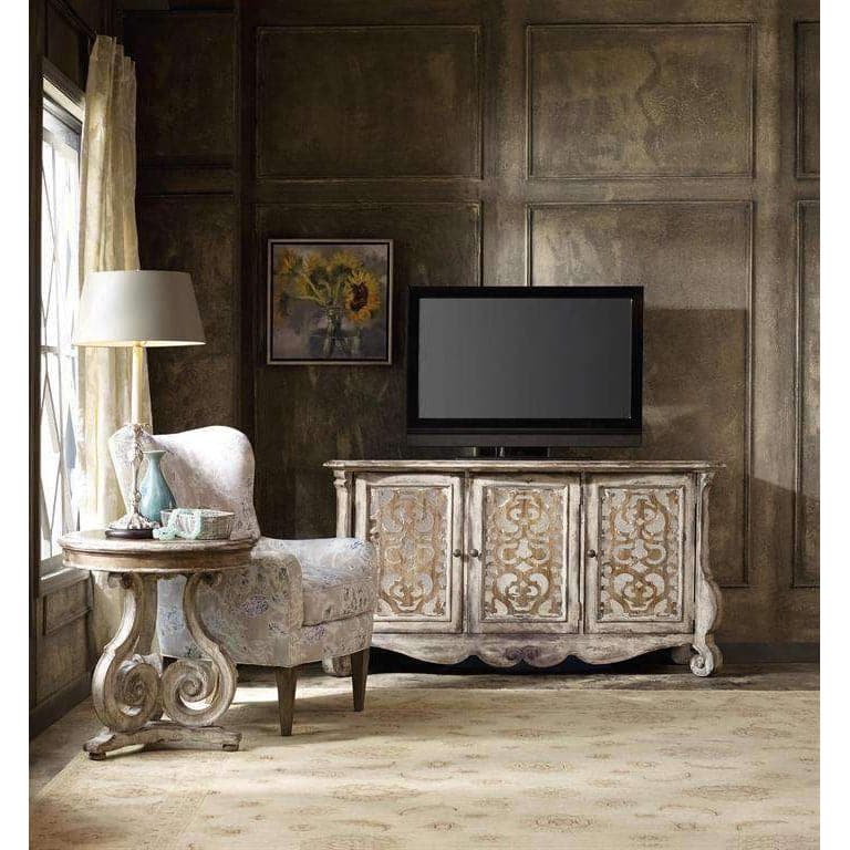 Chatelet Entertainment Console-Hooker-HOOKER-5351-55468-Media Storage / TV Stands-3-France and Son