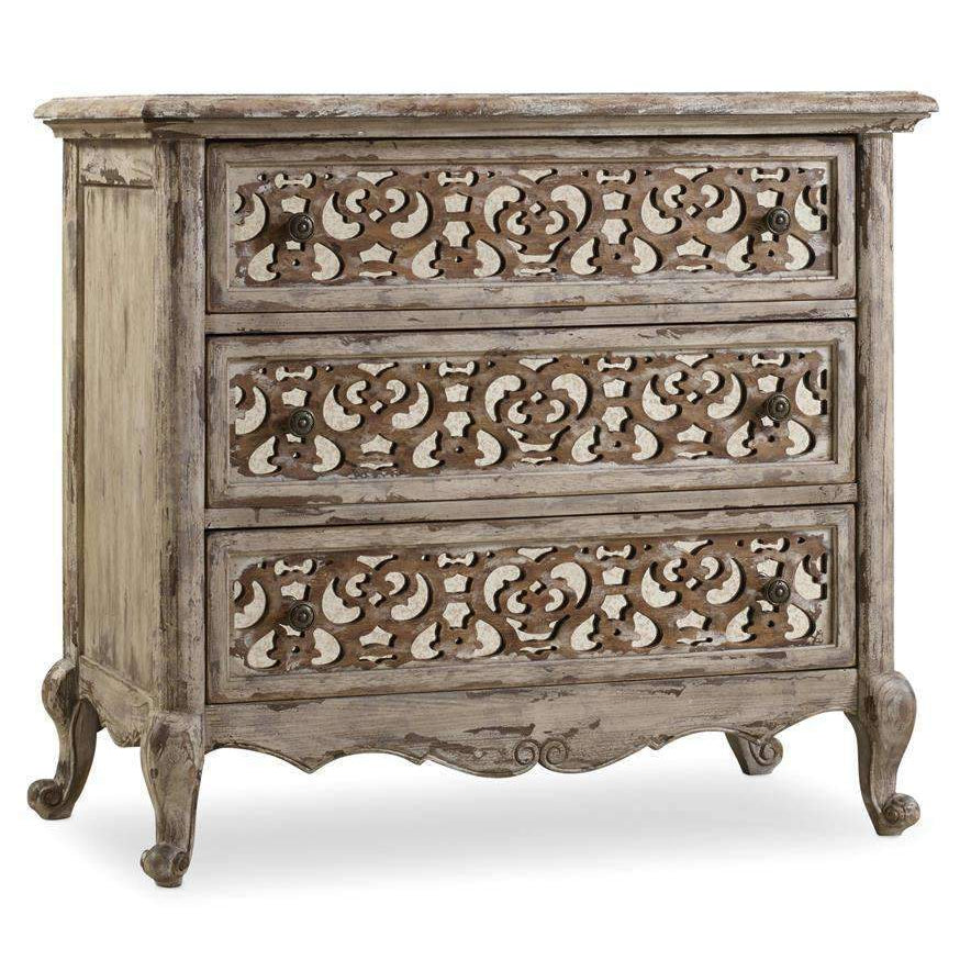Chatelet Fretwork Nightstand-Hooker-HOOKER-5351-90016-Nightstands-1-France and Son