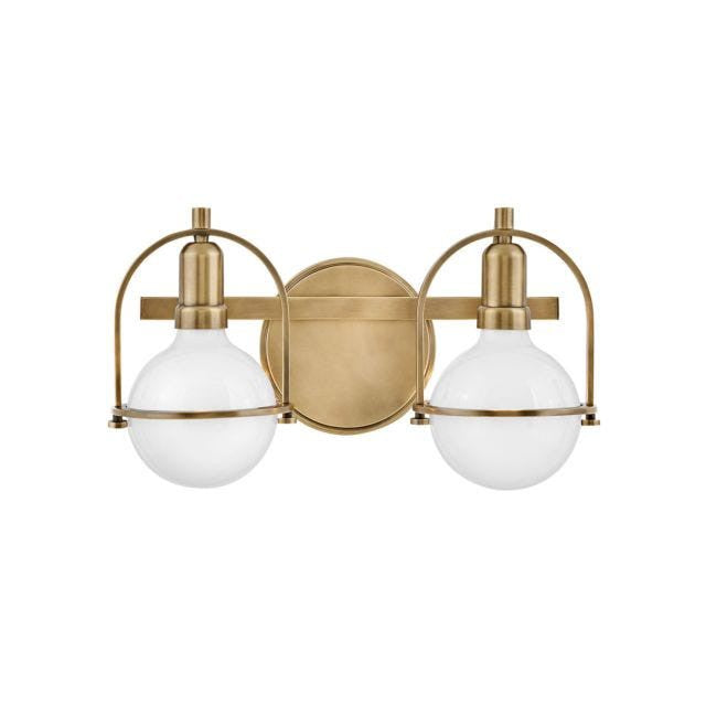 Bath Somerset - Two Light Vanity-Hinkley Lighting-HINKLEY-53772HB-Bathroom LightingHeritage Brass-1-France and Son