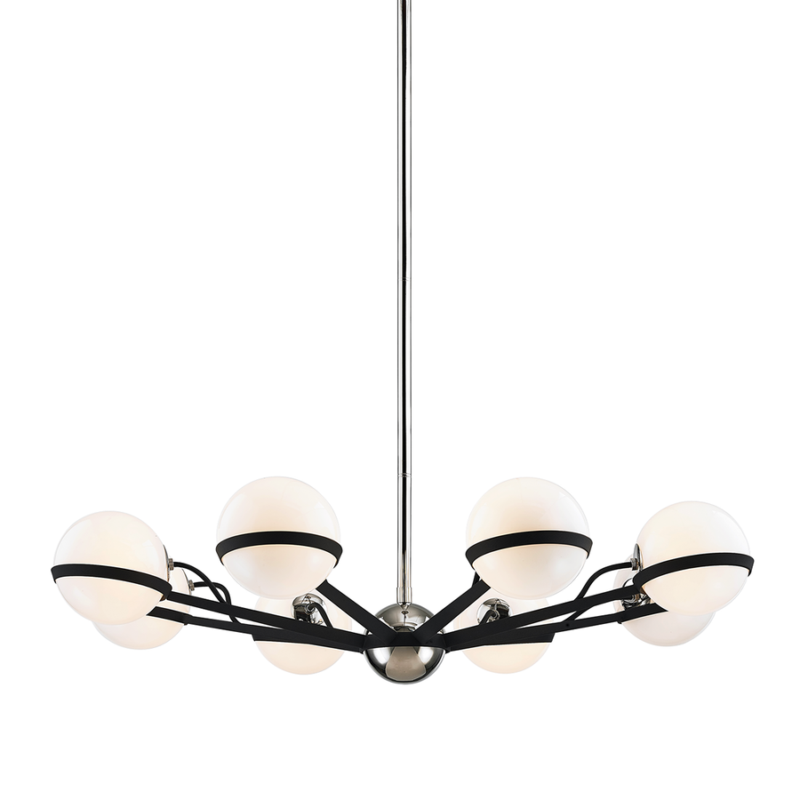 Ace 8 Light Chandelier-Troy Lighting-TROY-F7164-Chandeliers-1-France and Son