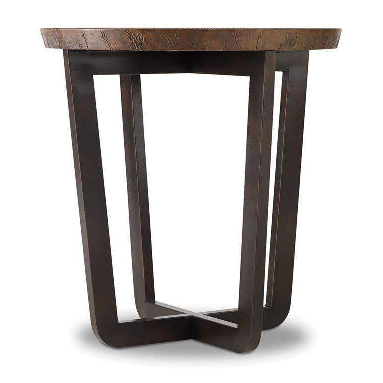 Parkcrest Round End Table-Hooker-HOOKER-5527-80116-COR-Side Tables-1-France and Son
