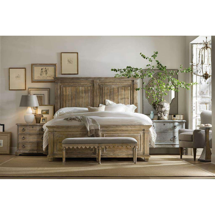 Boheme Madera Bed Bench-Hooker-HOOKER-5750-90019-MWD-Benches-8-France and Son