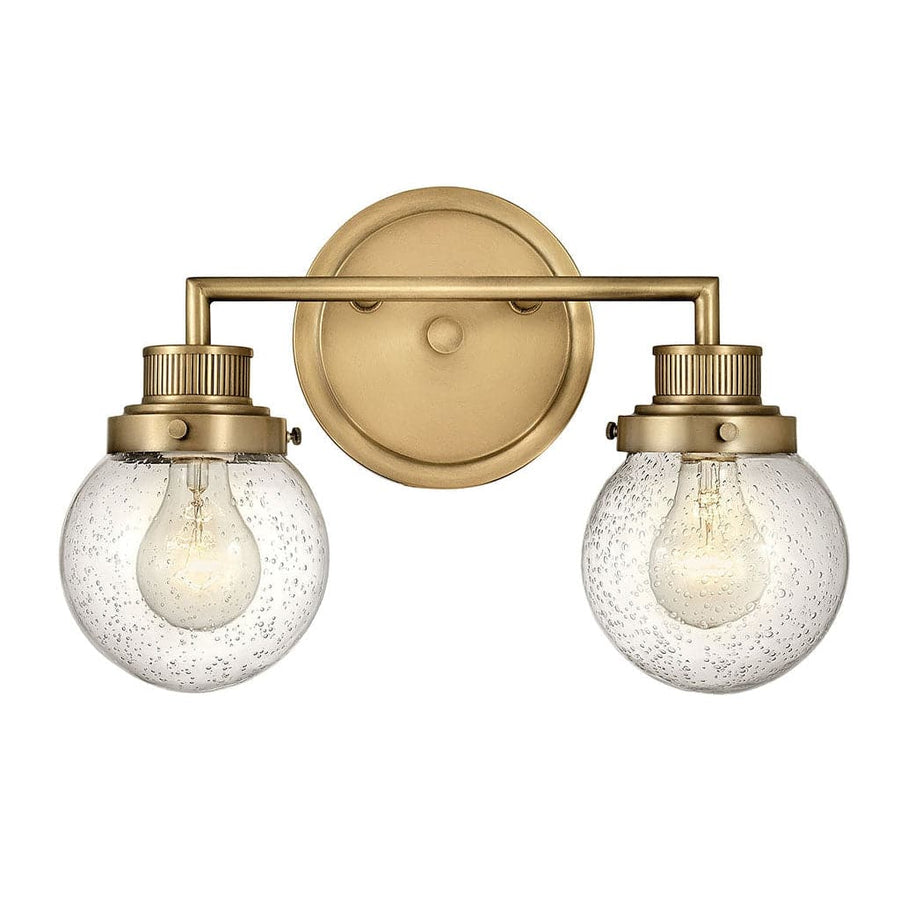Bath Poppy - Two Light Vanity-Hudson Valley-HINKLEY-5932HB-Bathroom LightingHeritage Brass-1-France and Son