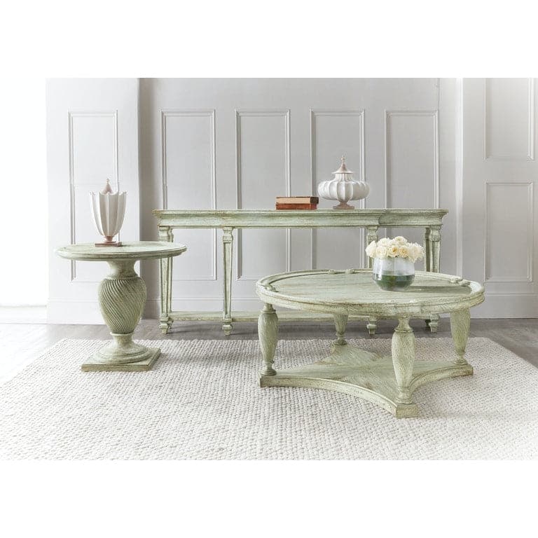 Traditions Breakfront Console Table-Hooker-HOOKER-5961-80161-02-Console TablesWhite-9-France and Son