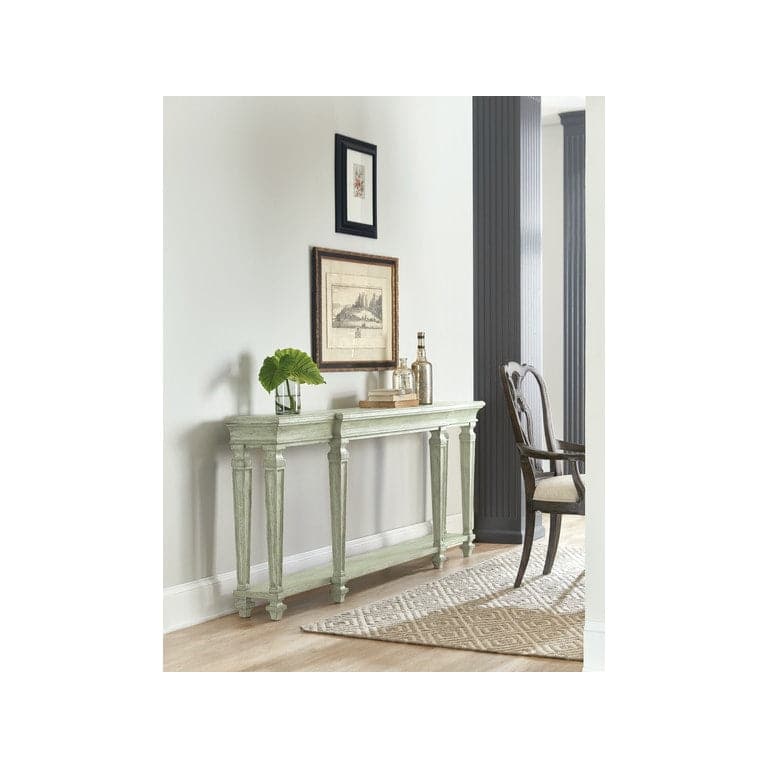 Traditions Breakfront Console Table-Hooker-HOOKER-5961-80161-02-Console TablesWhite-8-France and Son