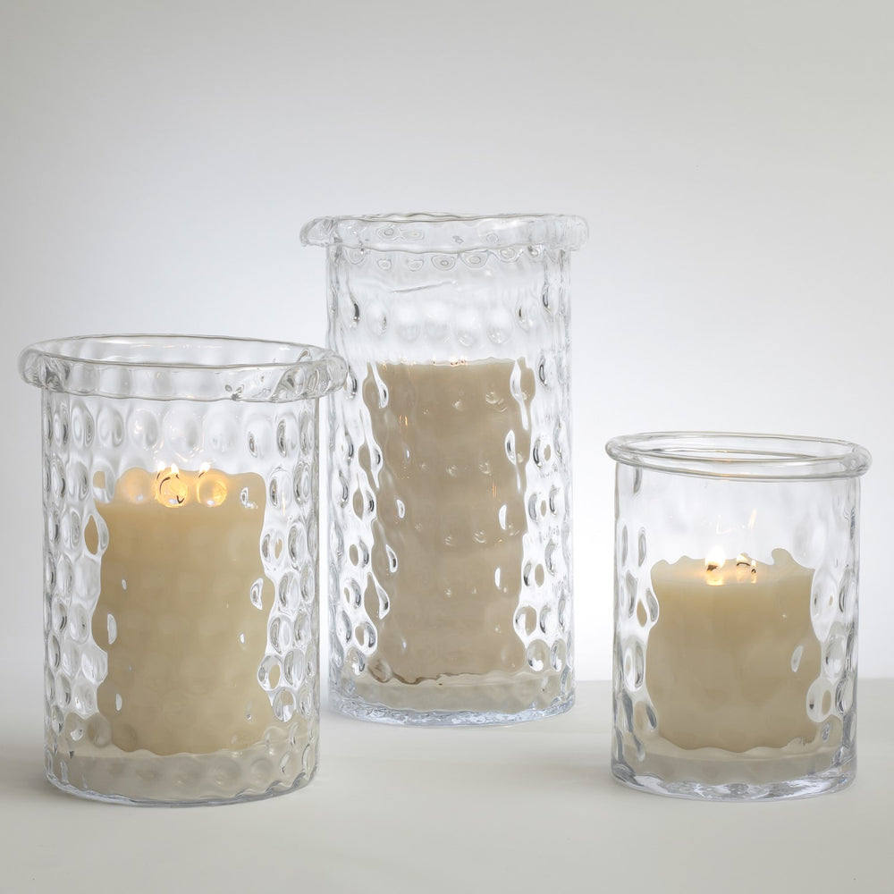 Honeycomb Hurricane Vase-Global Views-GVSA-6.60157-Candle Holders-2-France and Son