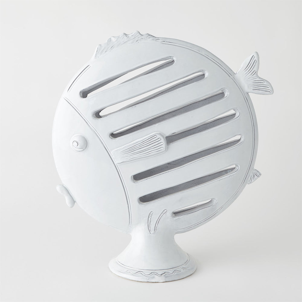Table Top Fish-Global Views-GVSA-3.31725-Decorative ObjectsLarge-White-4-France and Son