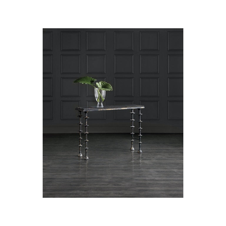 Melange Darcie Stone Top Hall Console-Hooker-HOOKER-628-85102-00-Console Tables-2-France and Son