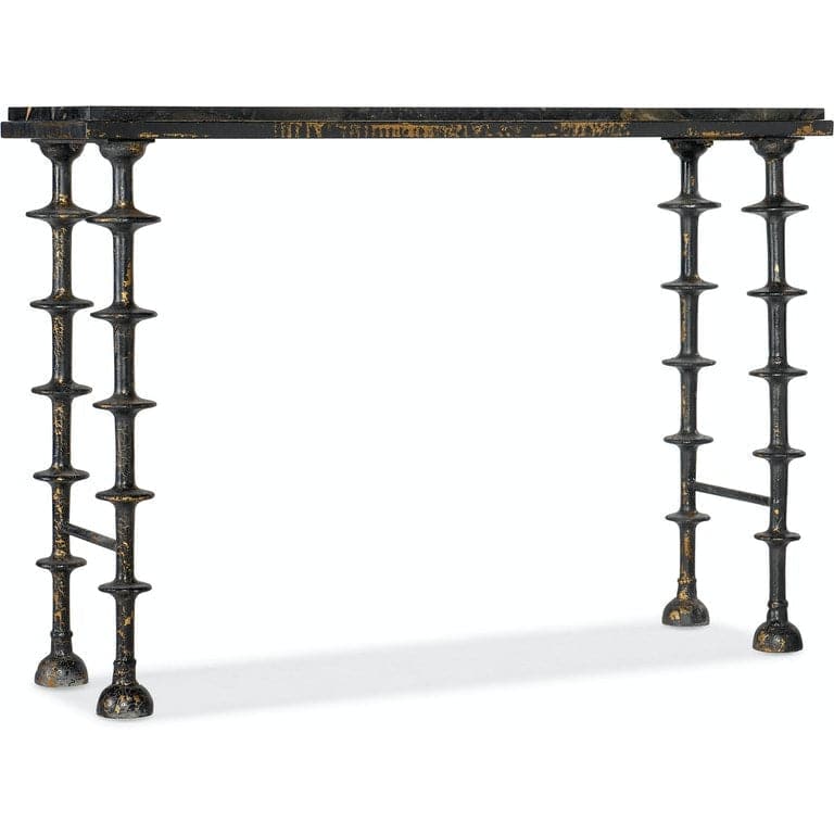Melange Darcie Stone Top Hall Console-Hooker-HOOKER-628-85102-00-Console Tables-1-France and Son