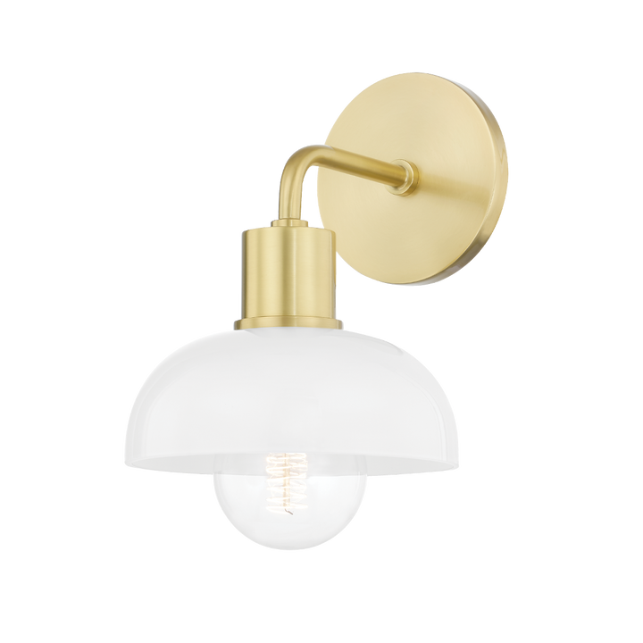 Kyla 1 Light Bath Bracket-Mitzi-HVL-H107301-AGB-Bathroom VanityAged Brass-1-France and Son