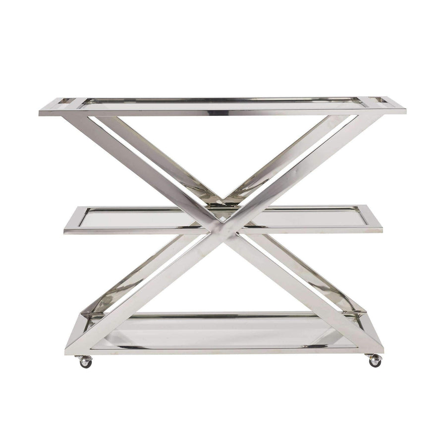 Modern Draper Bar Cart-Universal Furniture-UNIV-656D860-Bar Storage-1-France and Son