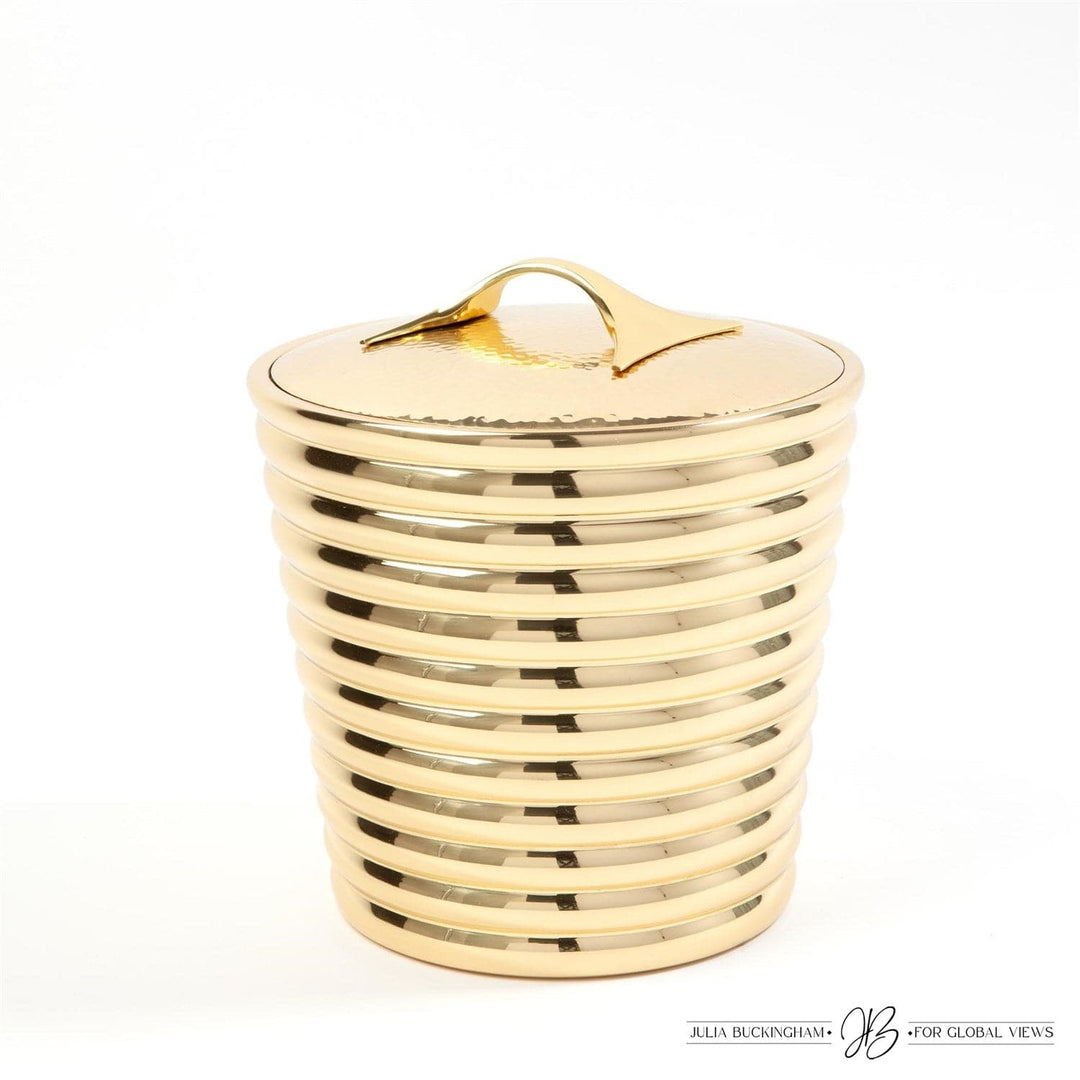 Beauty Ice Bucket-Global Views-GVSA-JB9.90104-Bar DecorPolished Lacquered-5-France and Son
