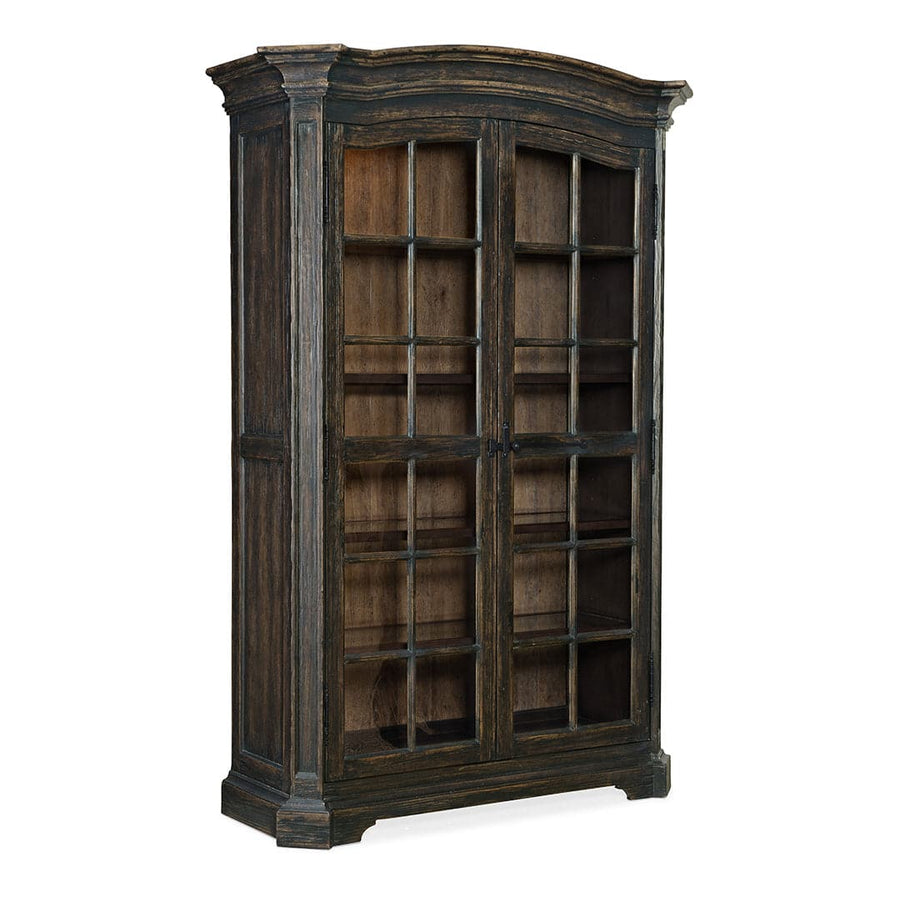 La Grange Mullins Prairie Display Cabinet-Hooker-HOOKER-6960-75906-89-Bookcases & Cabinets-1-France and Son