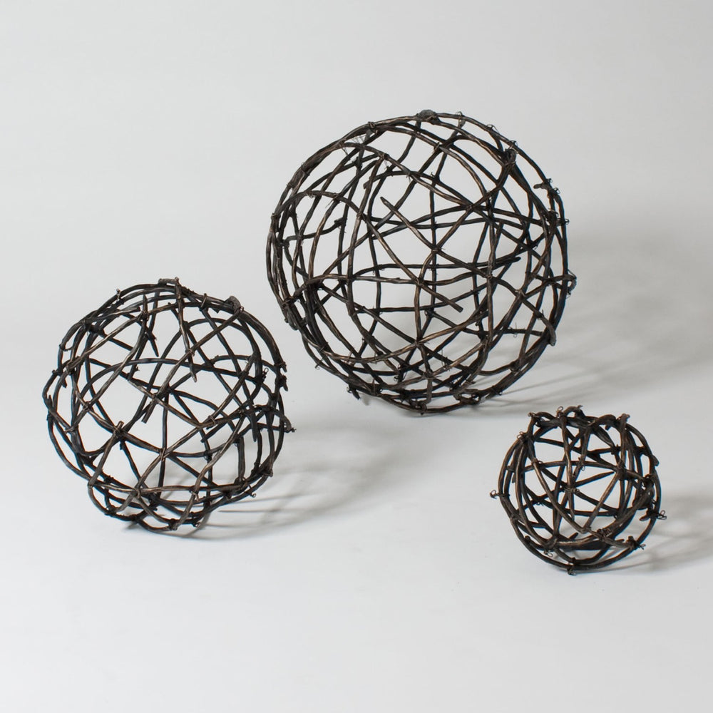 Twig Balls-Global Views-GVSA-7.80142-Decorative ObjectsMedium-2-France and Son