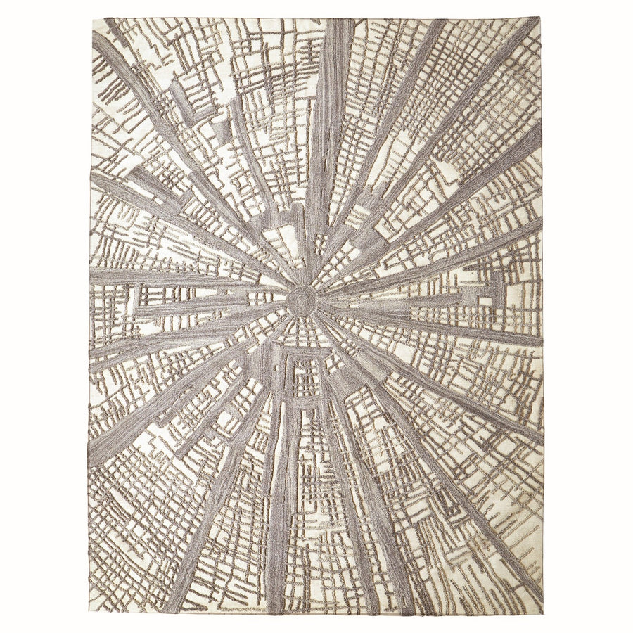 Vortex Rug-Ivory/Natural/Grey-11 x 14-Global Views-GVSA-7.91378-Rugs-1-France and Son