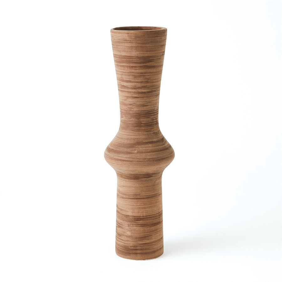 Expo Vases-Global Views-GVSA-7.10535-VasesBrown-Low Neck-1-France and Son