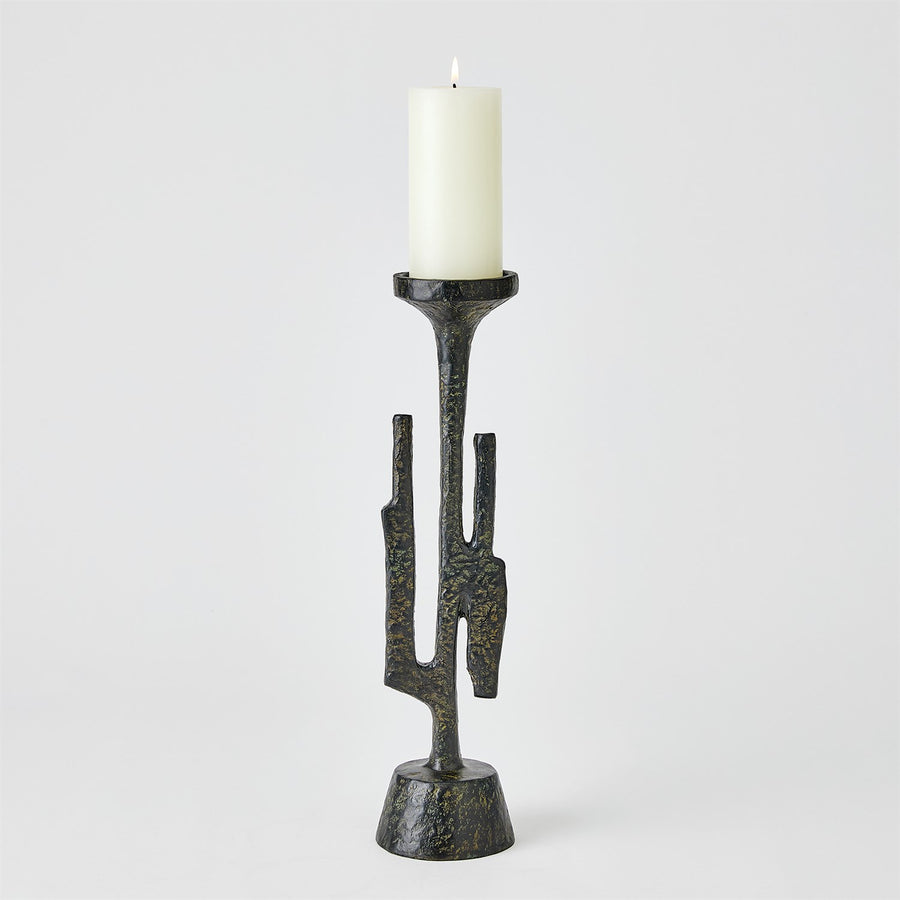 Verde Candlestick - Large-Global Views-GVSA-7.80701-Candle Holders-1-France and Son