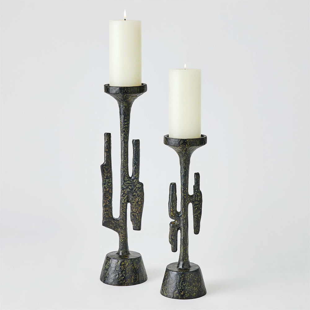 Verde Candlestick - Large-Global Views-GVSA-7.80701-Candle Holders-2-France and Son