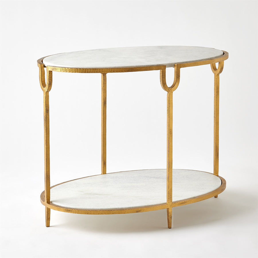 Iron/Stone Side Table-Global Views-GVSA-9.91787-Side Tables-1-France and Son