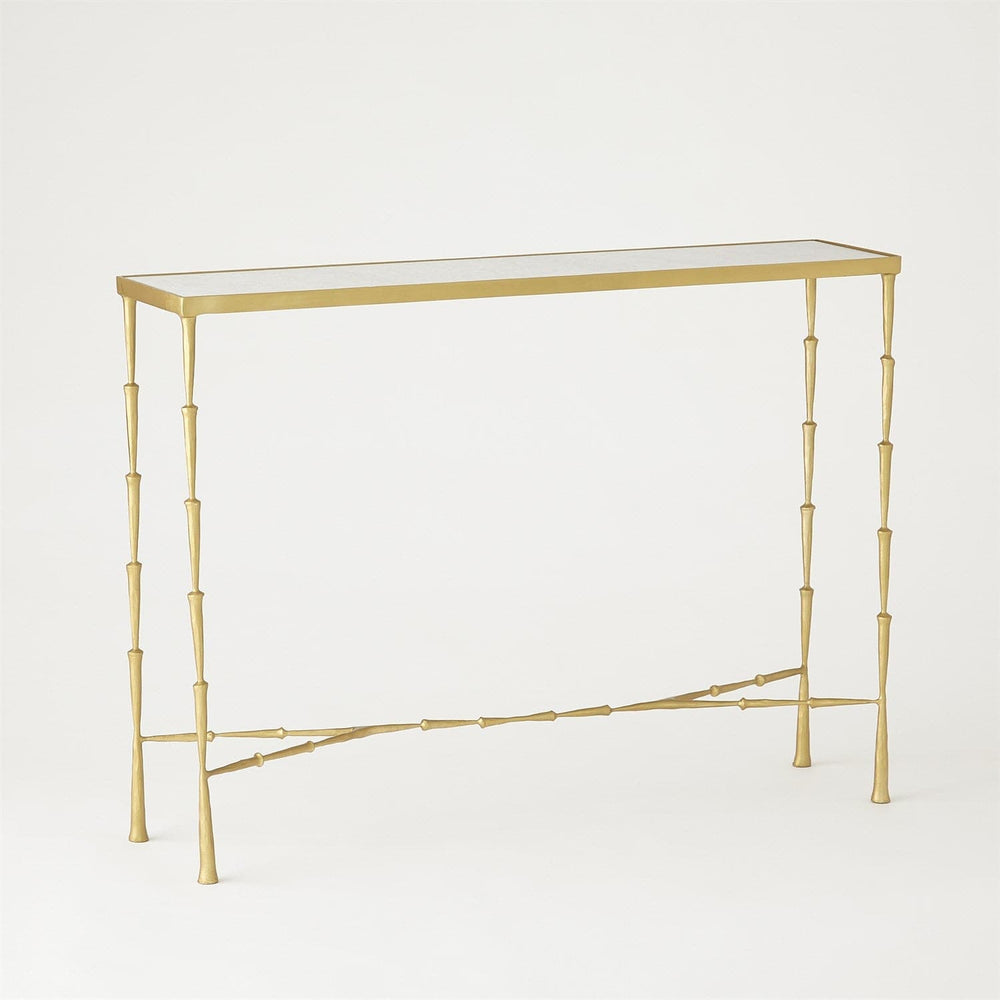 Spike Console-Global Views-GVSA-7.90459-Console TablesAntique Brass-2-France and Son