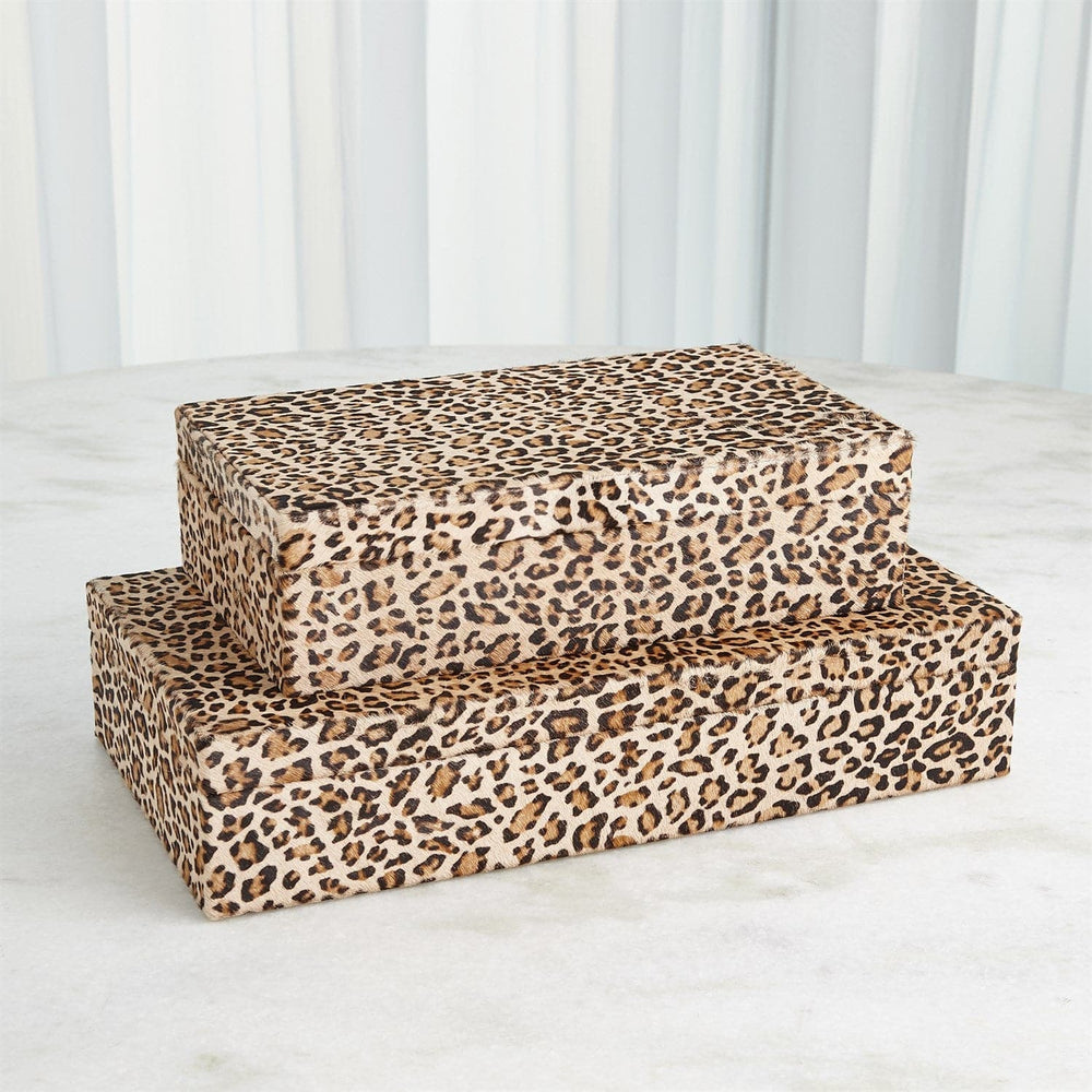 Cheetah Hair-on-Hide Box-Global Views-GVSA-9.93844-Baskets & BoxesLarge-2-France and Son