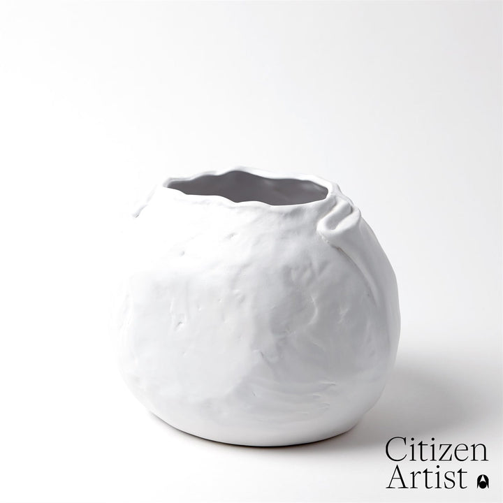 Petale Collection-Global Views-GVSA-FDS3.30009-DecorMatte White-Vase-4-France and Son