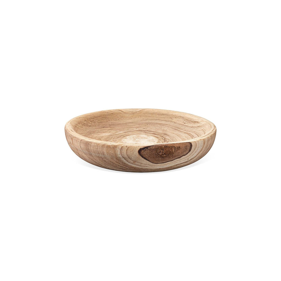 Laurel Wooden Bowl - Large-Jamie Young-JAMIEYO-7LAUR-LGWD-Bowls-1-France and Son