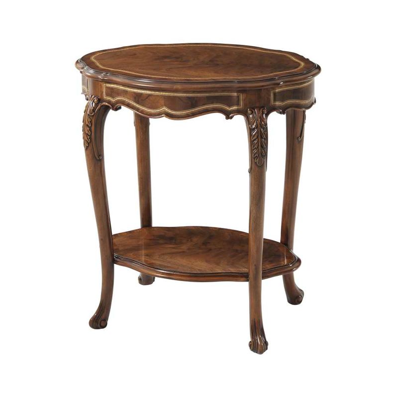 Oval Millard Accent Table-Theodore Alexander-THEO-SC50010-Side Tables-1-France and Son
