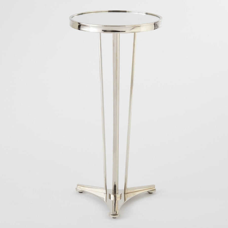 French Moderne Side Table - Nickel-Global Views-GVSA-8.80508-Side TablesNickel-1-France and Son
