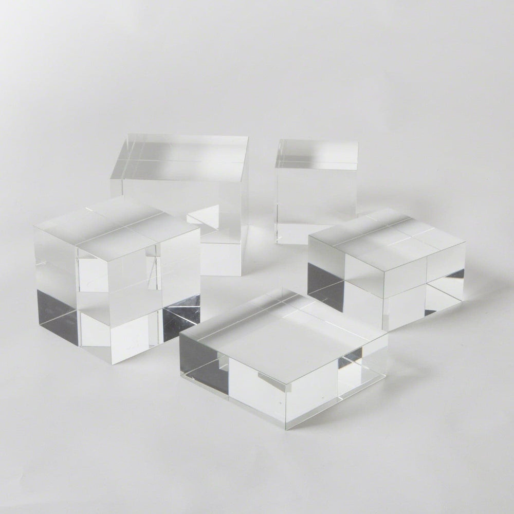 Crystal Cube Riser-Global Views-GVSA-8.81736-Decorative ObjectsLgst-2-France and Son