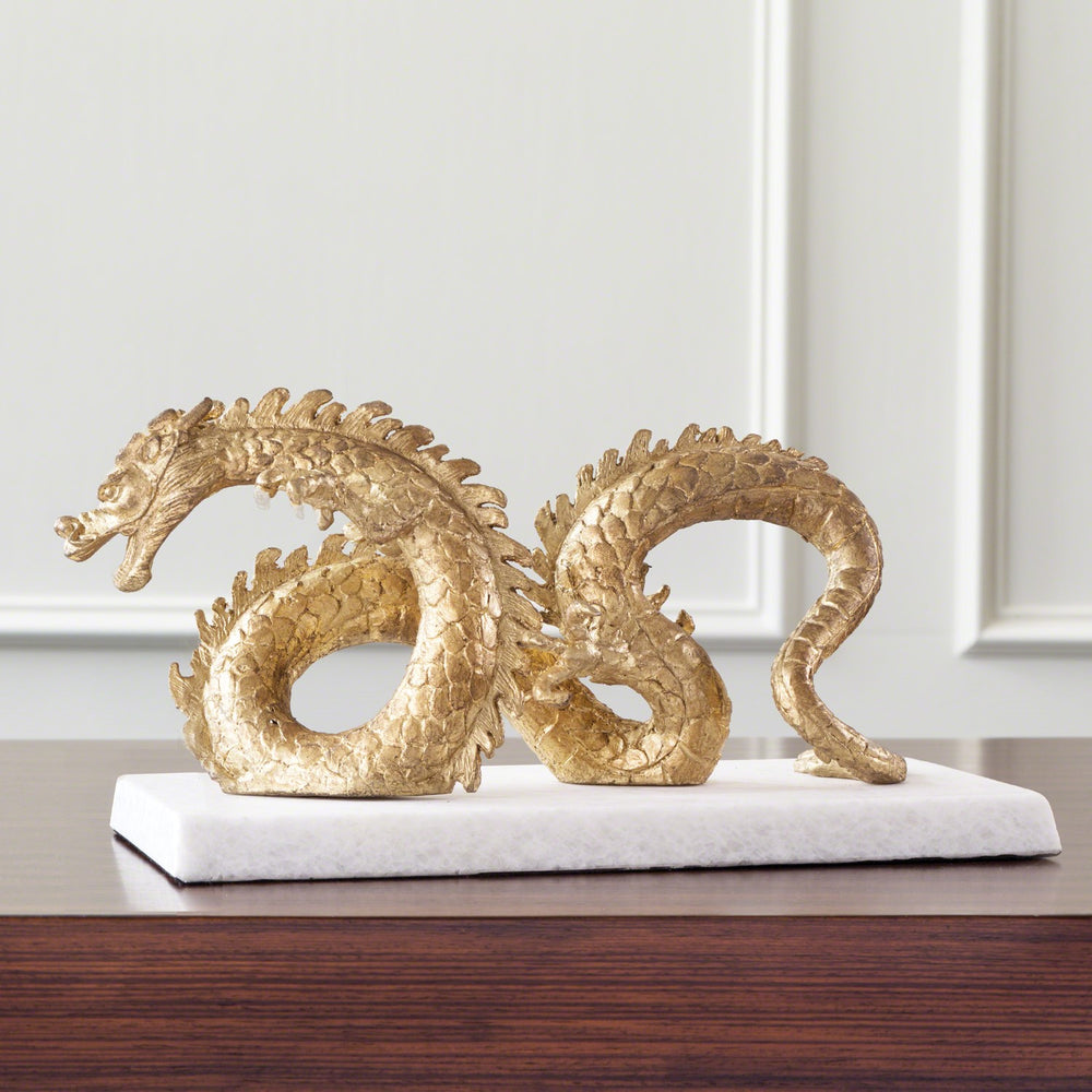 Dragon - Gold Leaf-Global Views-GVSA-8.82270-Decorative Objects-2-France and Son