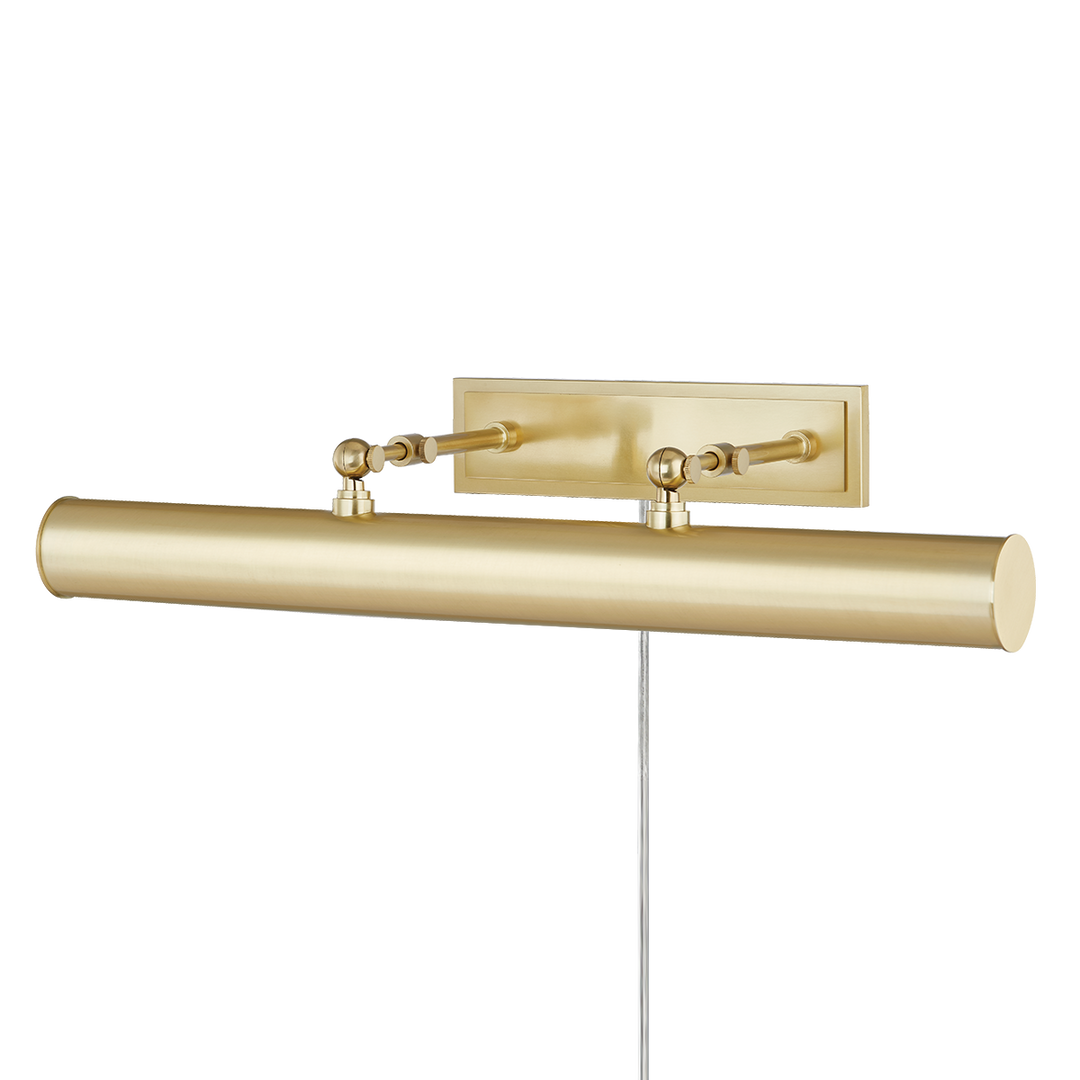 Holly 3 Light Picture Light With Plug-Mitzi-HVL-HL263203-AGB-Wall LightingAged Brass-1-France and Son