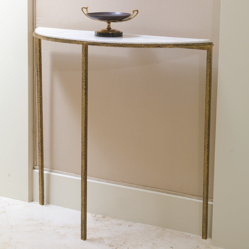 Hammered Gold Console-Global Views-GVSA-9.91770-Console Tables-2-France and Son