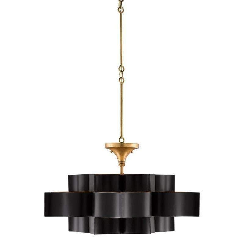 Grand Lotus Large Chandelier-Currey-CURY-9494-ChandeliersGold Leaf-5-France and Son