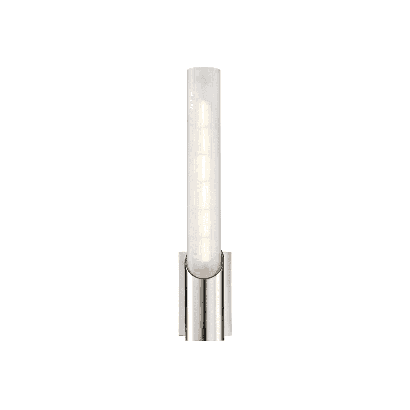 Pylon 1 Light Wall Sconce Polished Nickel-Hudson Valley-HVL-2141-PN-Wall Lighting-1-France and Son