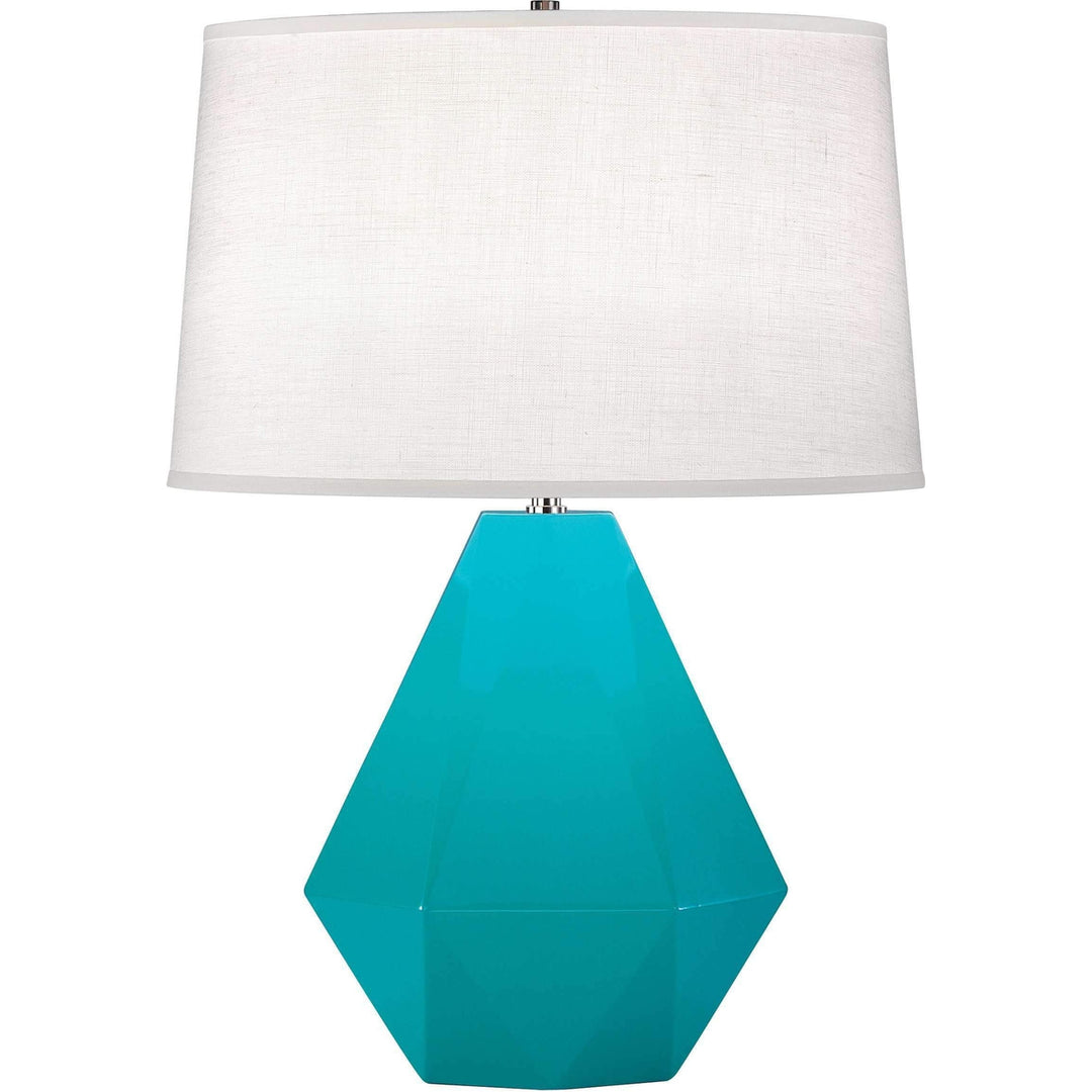 Delta Table Lamp-Robert Abbey Fine Lighting-ABBEY-943-Table LampsEgg Blue-12-France and Son