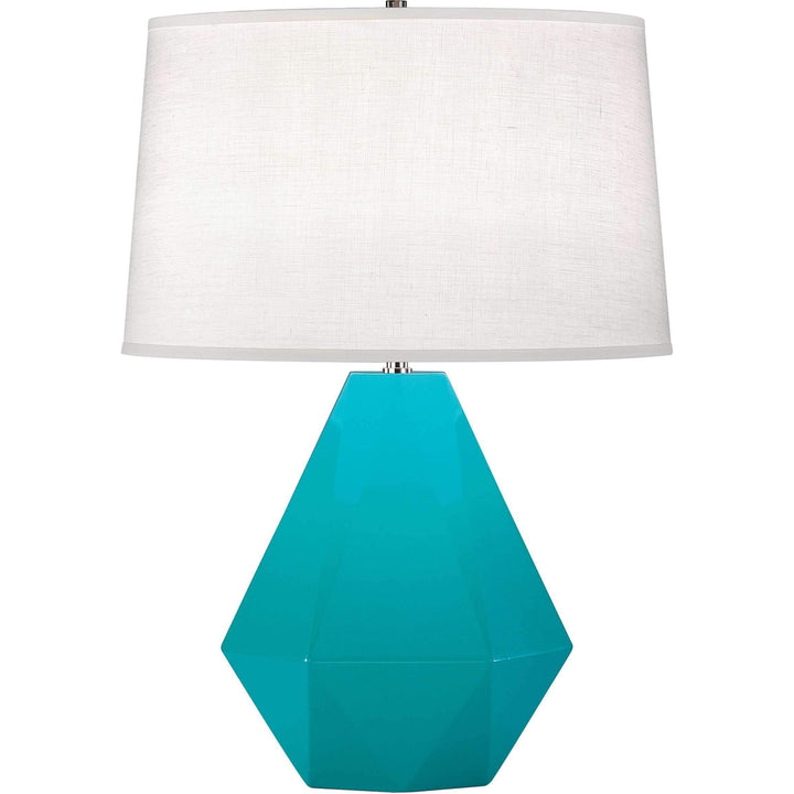 Delta Table Lamp-Robert Abbey Fine Lighting-ABBEY-943-Table LampsEgg Blue-12-France and Son