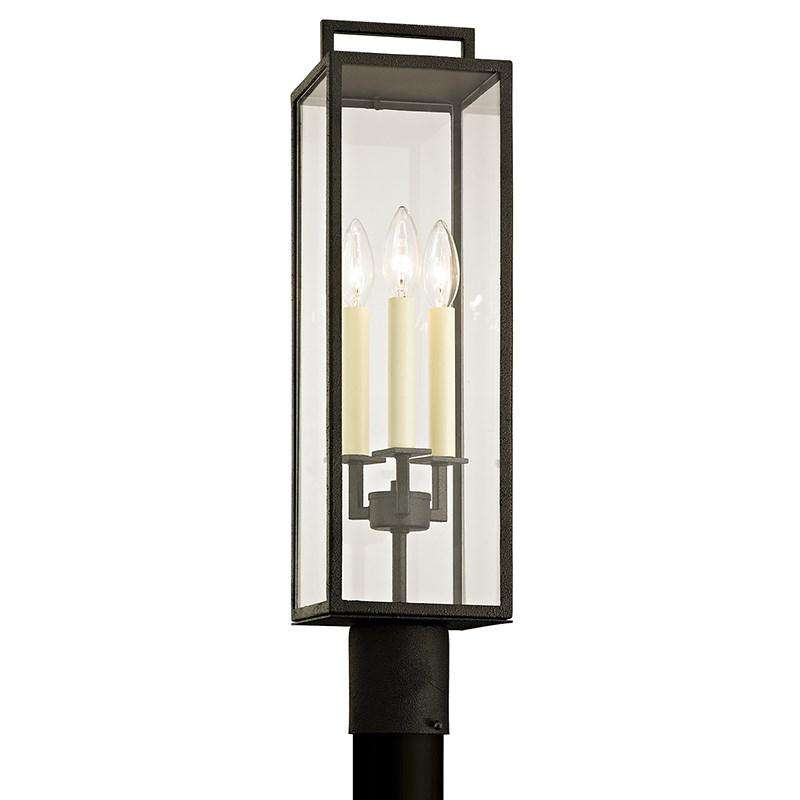 Beckham 3Lt Post-Troy Lighting-TROY-P6385-Outdoor Lighting-1-France and Son