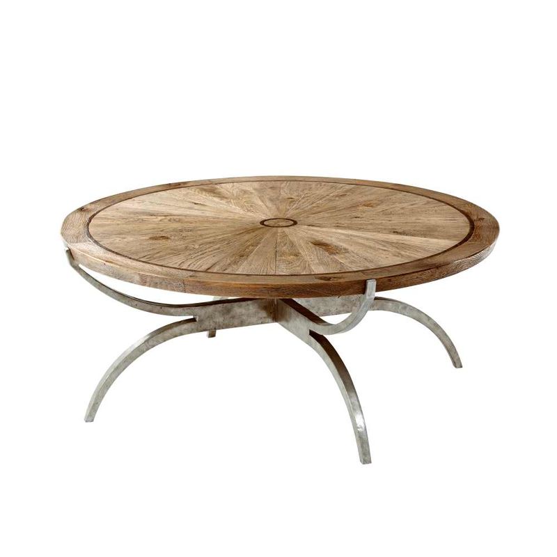 Weston Cocktail Table-Theodore Alexander-THEO-CB51033.C062-Coffee TablesEcho Oak-1-France and Son