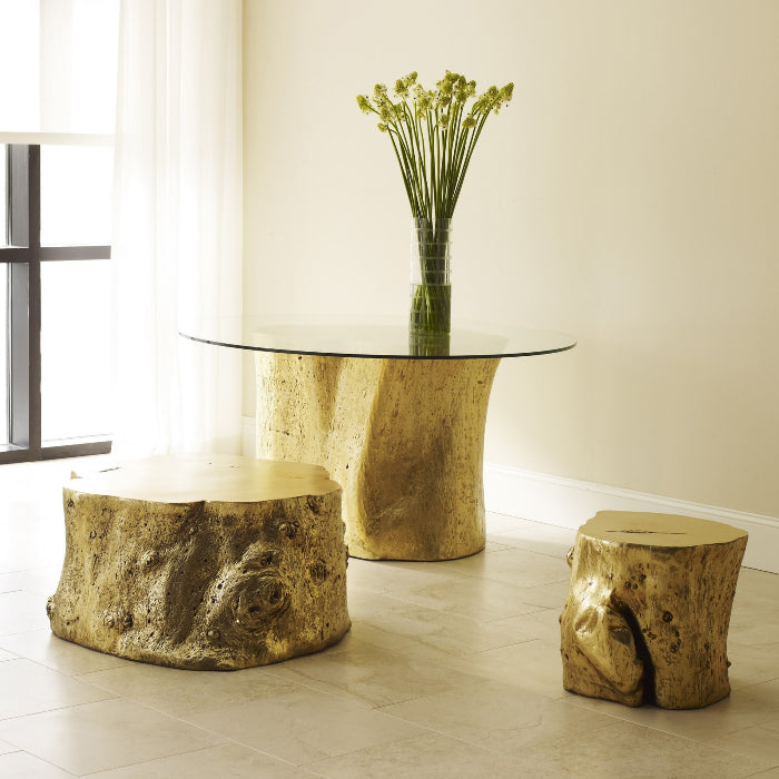 Log Stool-Phillips Collection-PHIL-PH56724-Stools & OttomansBronze-Large-13-France and Son