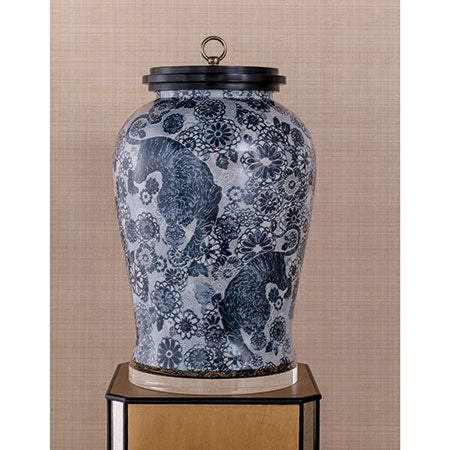 Siberian Tiger Large Jar-Port 68-PORT-ACAS-390-04-Decorative Objects-2-France and Son
