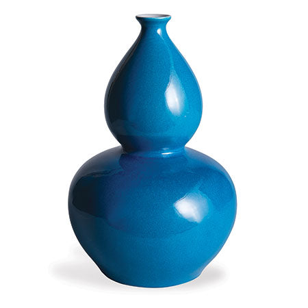 Turquoise Double Gourd Vase-Port 68-PORT-ACBS-379-03-Vases-1-France and Son