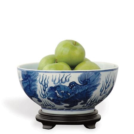Chow Blue Bowl-Port 68-PORT-ACCS-059-01-Bowls-1-France and Son