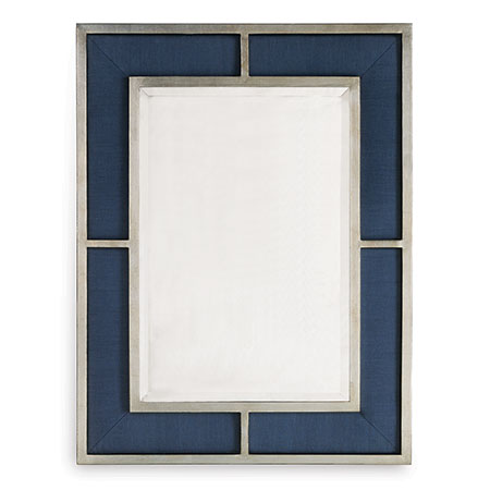 Bedford Mirror-Port 68-PORT-ACFS-272-26-MirrorsSilver Mirror/Breeze Blue Fabric-16-France and Son