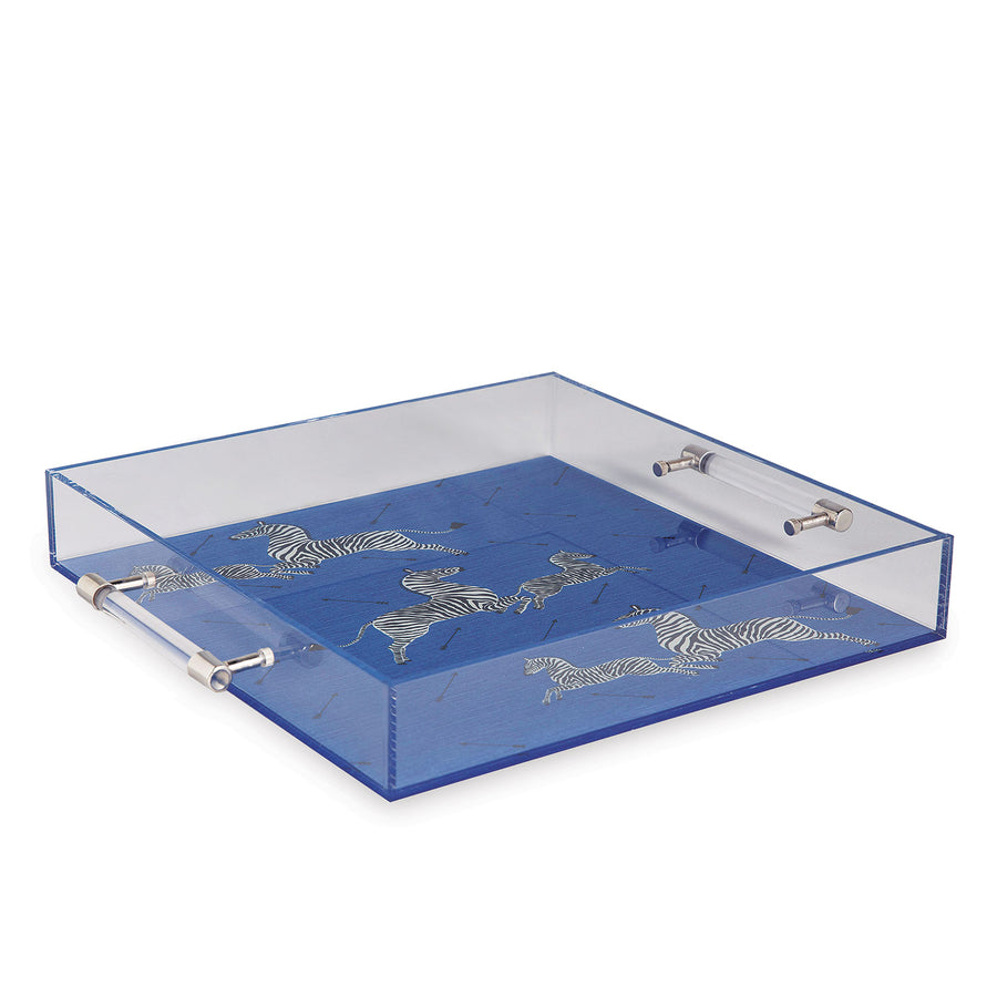 Zebra Blue Lucite Tray-Port 68-PORT-ACGS-393-04-Trays-1-France and Son