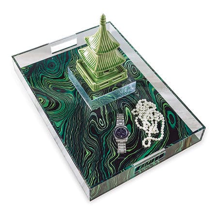 Malachite Tray-Port 68-PORT-ACGS-398-01-TraysGreen-2-France and Son