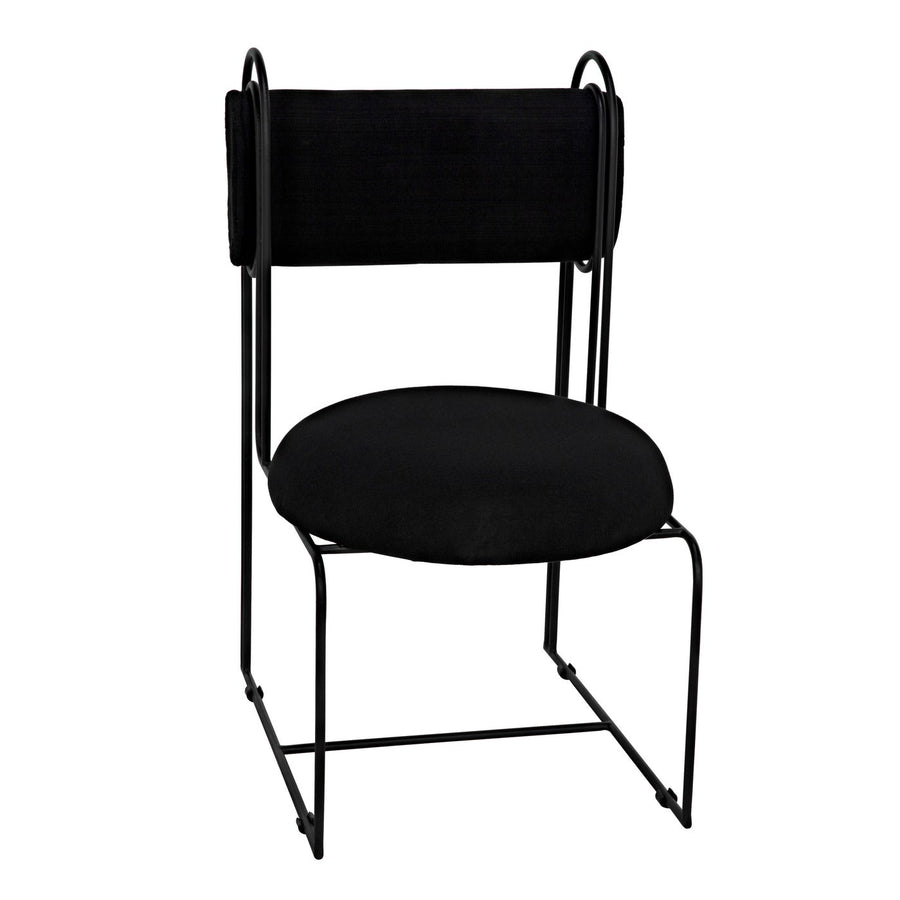 Daisy Chair-Noir-NOIR-AE-145-Dining Chairs-1-France and Son