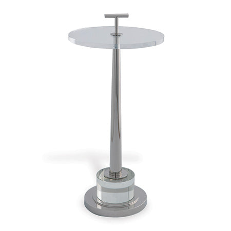 Toronto Nickel/crystal Accent Table-Port 68-PORT-AFDS-377-06-Side Tables-1-France and Son